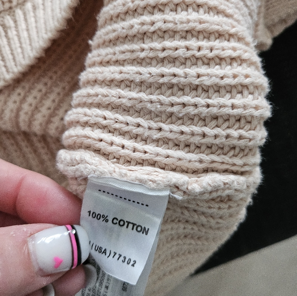 Zara Pink Bell Sleeve Button Up Sweater Size M - Picture 10 of 10